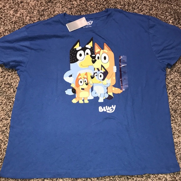 Bluey Tops - Bluey Unisex Graphic Tee Shirt Plus Size 2X | NWT